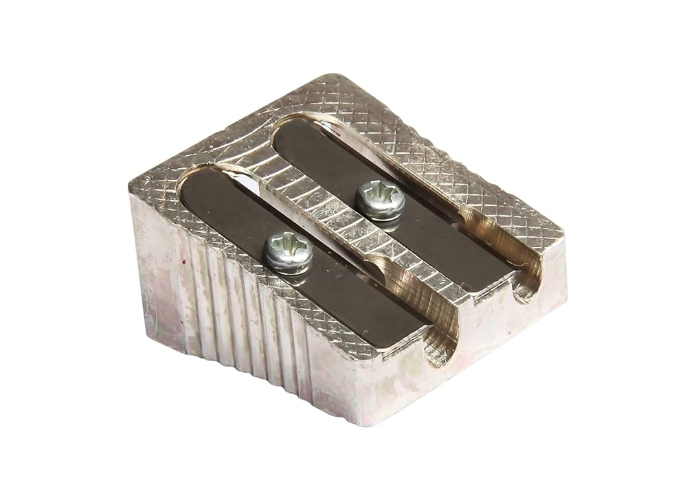Amazon.com: Baumgartens Dual-Hole Metal Pencil Sharpener